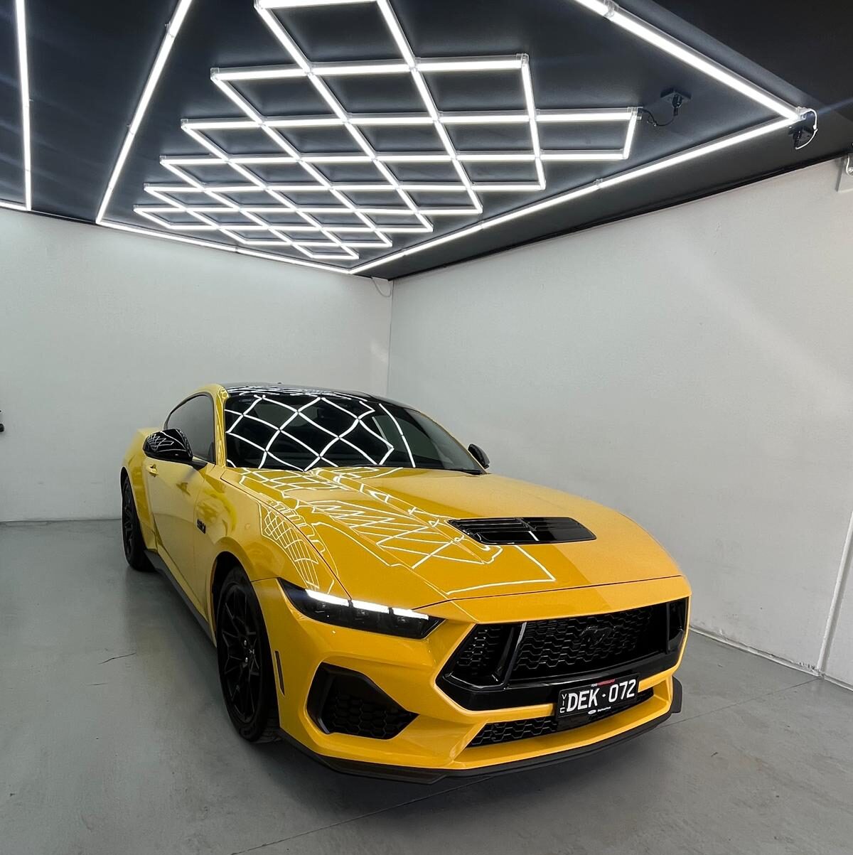ford mustang window tinting YELLOW